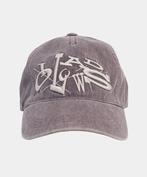 SLOWACID | VTG ウォッシュドコードボールキャップ [パープル](キャップ)