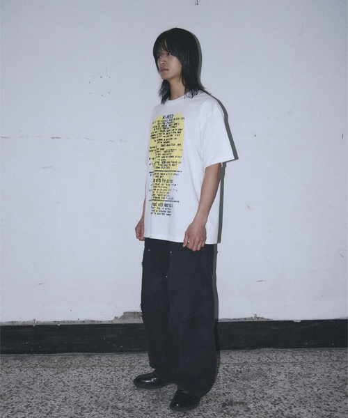 UNTITLED SEOUL(アンタイトル ソウル)の「アンタイトル ハートロゴ ピグメントウォッシュ 半袖 オフホワイト(Tシャツ/カットソー・メンズ・その他・MEDIUM/LARGE/X-LARGE)」の3枚目の写真