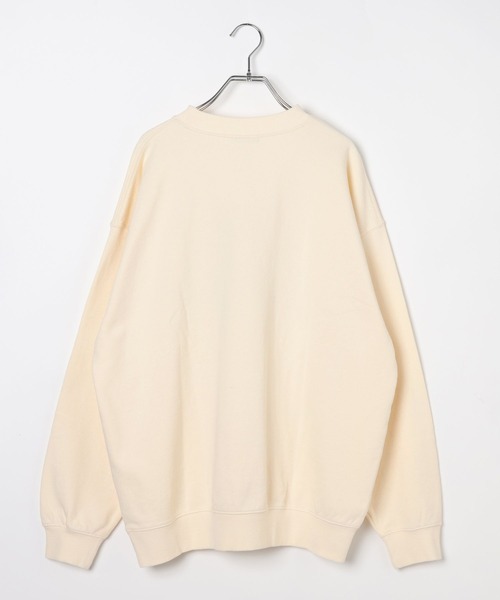 BAYFLOW（ベイフロー）の「ワッペンスウェットプルオーバー（スウェット・メンズ・ネイビー/オフホワイト・LARGE/MEDIUM）」の3枚目の写真