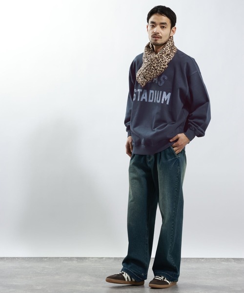 BAYFLOW(ベイフロー)の「ワッペンスウェットプルオーバー(スウェット・メンズ・ネイビー/オフホワイト・LARGE/MEDIUM)」の11枚目の写真