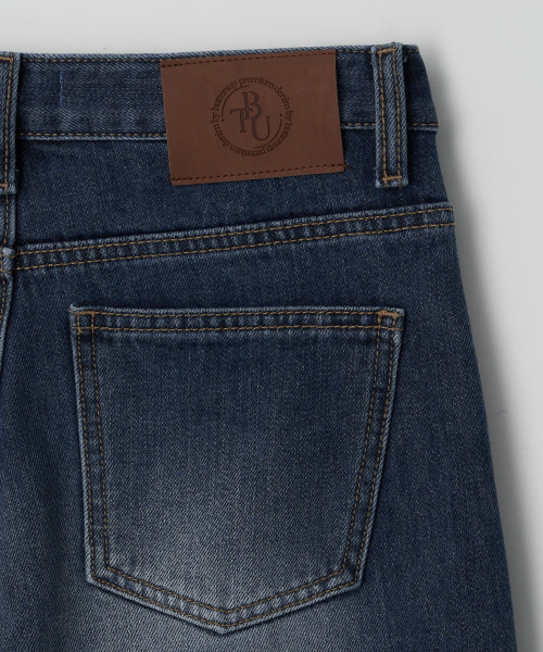 BUTTON UP(ボタンアップ)の「スタンダードワイド裏起毛デニムパンツ(デニムパンツ・レディース・その他・S/M/L)」の3枚目の写真