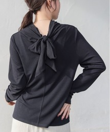 Bou Jeloud | 前後2WAYリボンタイカットソー(Tシャツ/カットソー)