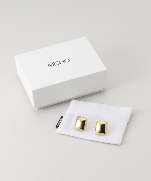 IENA(イエナ)の「MISHO/ミショー Pillow Mini Studs Pierce ピアス(両耳) PE01(ピアス(両耳用)・レディース・ゴールド・FREE)」の7枚目の写真