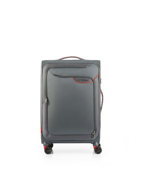 AMERICAN TOURISTER(アメリカンツーリスター)の「アメリカンツーリスター APPLITE 4 ECO スピナー71/27 エキスパンダーTSA グレー/レッド(スーツケース/キャリーバッグ・メンズ・グレー系その他・L)」の2枚目の写真