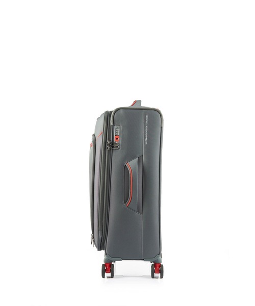 AMERICAN TOURISTER(アメリカンツーリスター)の「アメリカンツーリスター APPLITE 4 ECO スピナー71/27 エキスパンダーTSA グレー/レッド(スーツケース/キャリーバッグ・メンズ・グレー系その他・L)」の3枚目の写真