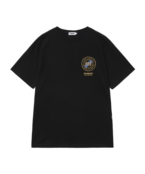 Kompakt Record Bar(コンパクトレコードバー)の「KRB Crest Logo T-shirt - Black(Tシャツ/カットソー・メンズ・その他・S)」の1枚目の写真