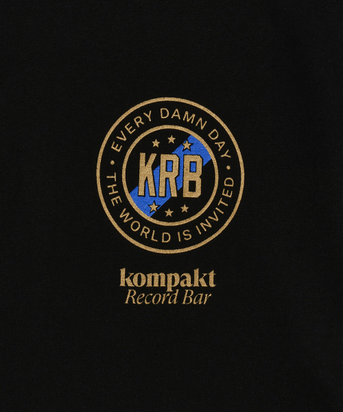 Kompakt Record Bar(コンパクトレコードバー)の「KRB Crest Logo T-shirt - Black(Tシャツ/カットソー・メンズ・その他・S)」の2枚目の写真