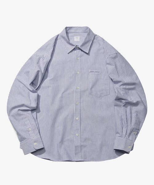TY(ティワイ)の「オールデイストライプシャツ_Navy(シャツ/ブラウス・レディース・その他・M/XL/L)」の1枚目の写真