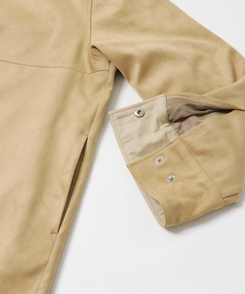 SENSE OF PLACE by URBAN RESEARCH(センスオブプレイスバイアーバンリサーチ)の「FSステンカラージャケット(その他アウター・レディース・ベージュ/ブラウン・ONE)」の9枚目の写真