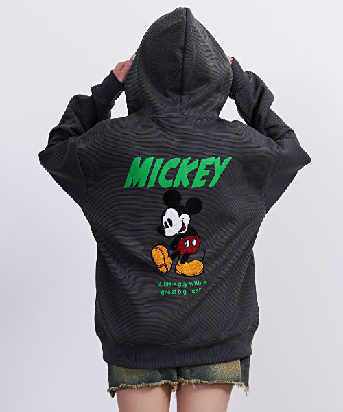 DISNEY/ディズニー』ミッキー長袖ジップパーカー（パーカー）｜Disney