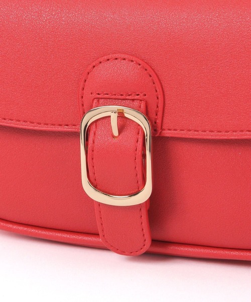 studio CLIP（スタディオクリップ）の「合皮フラップミニショルダーバッグ（ショルダーバッグ・レディース・ブラック/レッド/キャメル・FREE）」の14枚目の写真