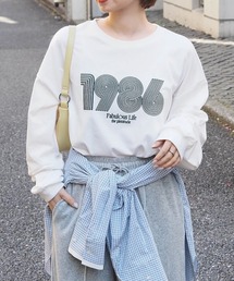 アソートロゴ刺繍ロンT