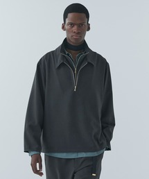 CULLNI | Relax Dry Stretch Half Zip Layerd Collar Pullover(Tシャツ/カットソー)