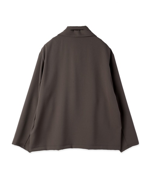 CULLNI（クルニ）の「Relax Dry Stretch Half Zip Layerd Collar Pullover（Tシャツ/カットソー・メンズ・チャコール/アッシュブラウン/ブルーグリーン/ブラック・2/1/0）」の16枚目の写真