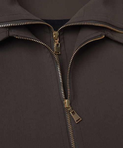 CULLNI（クルニ）の「Relax Dry Stretch Half Zip Layerd Collar Pullover（Tシャツ/カットソー・メンズ・チャコール/アッシュブラウン/ブルーグリーン/ブラック・2/1/0）」の20枚目の写真