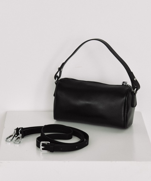 arholiday.standard(エーアールホリデースタンダード)の「soft leather mini square bag / 2wayソフトレザーミニスクエアバッグ(ボストンバッグ・レディース・ブラック・FREE)」の16枚目の写真