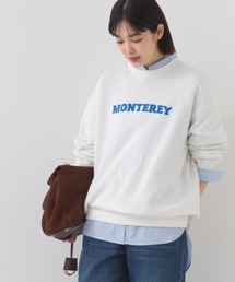 テック裏毛オーバーサイズロゴスウェットトップス MONTEREY UVカット付
