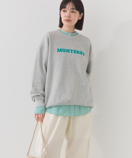 OMNES（オムネス）の「テック裏毛オーバーサイズロゴスウェットトップス  MONTEREY UVカット付（スウェット・レディース・ダークグレー/ライトブルー/グレー/ホワイト・FREE）」の10枚目の写真