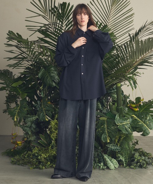 MAISON SPECIAL（メゾンスペシャル）の「《UNISEX》Prime-Wide Fade Sweatpants/プライムワイドフェードスウェットパンツ【MAISON SPECIAL/メゾンスペシャル】■セットアップ対応■（スウェットパンツ・メンズ・ブラック/グレイッシュベージュ/ピンク・0/1/2）」の8枚目の写真