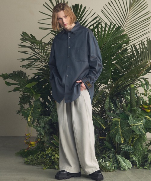 MAISON SPECIAL（メゾンスペシャル）の「《UNISEX》Prime-Wide Fade Sweatpants/プライムワイドフェードスウェットパンツ【MAISON SPECIAL/メゾンスペシャル】■セットアップ対応■（スウェットパンツ・メンズ・ブラック/グレイッシュベージュ/ピンク・0/1/2）」の7枚目の写真