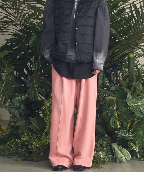 MAISON SPECIAL（メゾンスペシャル）の「《UNISEX》Prime-Wide Fade Sweatpants/プライムワイドフェードスウェットパンツ【MAISON SPECIAL/メゾンスペシャル】■セットアップ対応■（スウェットパンツ・メンズ・ブラック/グレイッシュベージュ/ピンク・0/1/2）」の10枚目の写真