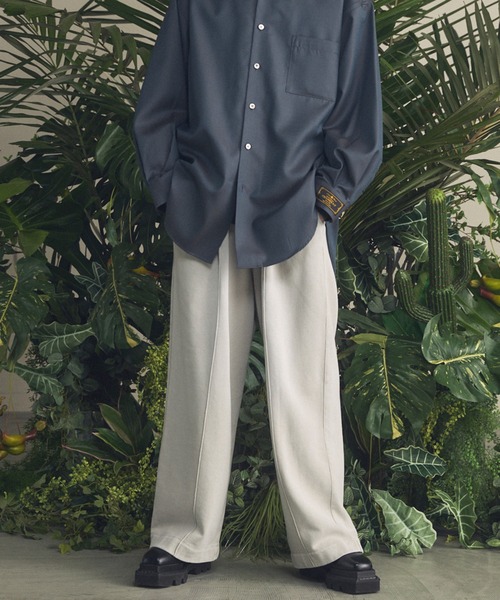 MAISON SPECIAL（メゾンスペシャル）の「《UNISEX》Prime-Wide Fade Sweatpants/プライムワイドフェードスウェットパンツ【MAISON SPECIAL/メゾンスペシャル】■セットアップ対応■（スウェットパンツ・メンズ・ブラック/グレイッシュベージュ/ピンク・0/1/2）」の13枚目の写真