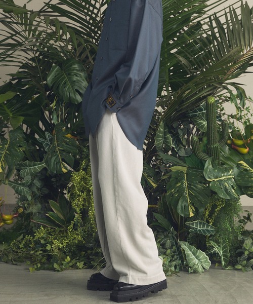 MAISON SPECIAL（メゾンスペシャル）の「《UNISEX》Prime-Wide Fade Sweatpants/プライムワイドフェードスウェットパンツ【MAISON SPECIAL/メゾンスペシャル】■セットアップ対応■（スウェットパンツ・メンズ・ブラック/グレイッシュベージュ/ピンク・0/1/2）」の14枚目の写真