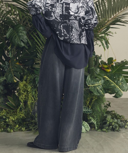 MAISON SPECIAL（メゾンスペシャル）の「《UNISEX》Prime-Wide Fade Sweatpants/プライムワイドフェードスウェットパンツ【MAISON SPECIAL/メゾンスペシャル】■セットアップ対応■（スウェットパンツ・メンズ・ブラック/グレイッシュベージュ/ピンク・0/1/2）」の18枚目の写真