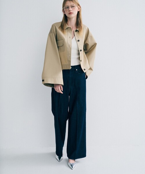 uncrave（アンクレイヴ）の「THE SISTER デニムパンツ upper hights × uncrave（デニムパンツ・レディース・ネイビー系・21/22/23/24/25）」の5枚目の写真