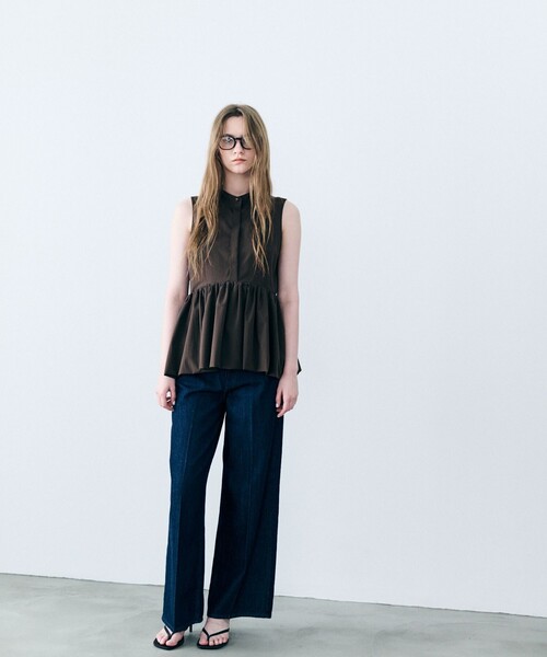 uncrave（アンクレイヴ）の「THE SISTER デニムパンツ upper hights × uncrave（デニムパンツ・レディース・ネイビー系・21/22/23/24/25）」の7枚目の写真