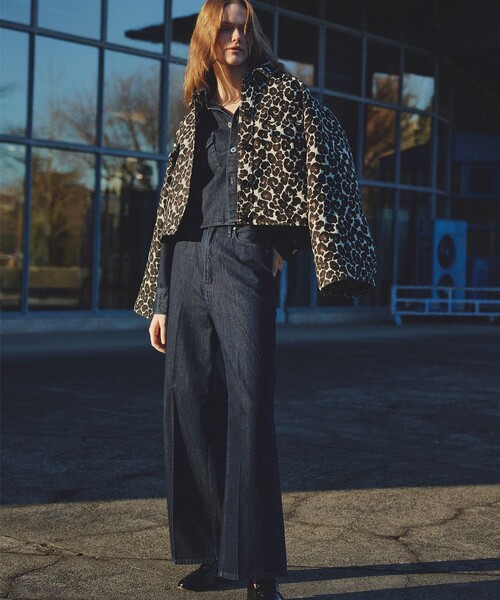 uncrave（アンクレイヴ）の「THE SISTER デニムパンツ upper hights × uncrave（デニムパンツ・レディース・ネイビー系・21/22/23/24/25）」の9枚目の写真