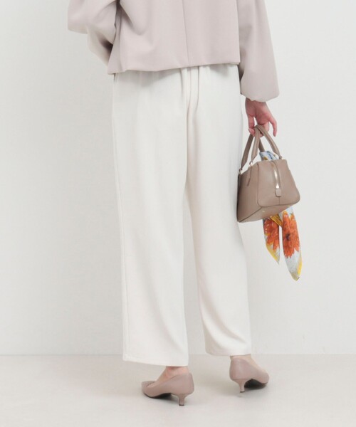 MICO COULIER（ミコクリエ）の「タックギャザーパンツ（その他パンツ・レディース・ネイビー/キナリ/ベビーピンク・38/36）」の13枚目の写真