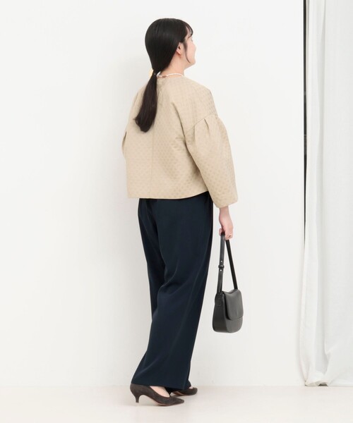 MICO COULIER（ミコクリエ）の「タックギャザーパンツ（その他パンツ・レディース・ネイビー/キナリ/ベビーピンク・38/36）」の19枚目の写真