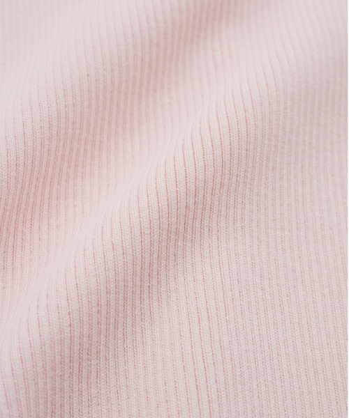 VIS（ビス）の「【WEB限定】オフショルダー風リブニットプルオーバー/アンチピリング・UVケア（ニット/セーター・レディース・ピンク/ネイビー/オフホワイト・FREE）」の12枚目の写真