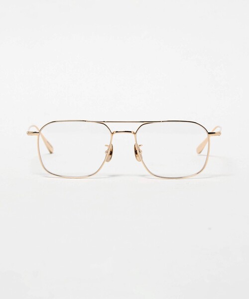 KANEKO OPTICAL（カネコオプティカル）の「【別注】＜KANEKO OPTICAL（金子眼鏡）＞Emery エメリー アイウェア（メガネ・メンズ・シルバー/ゴールド・FREE）」の2枚目の写真