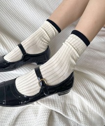 mebole（メボレ）の「カラーブロックメッシュソックス（ソックス/靴下）」