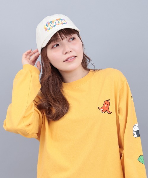 チチカカ（チチカカ）の「カラフルペイント風刺繍キャップ（キャップ・レディース・ホワイト/ブラック/モカ・FREE）」の5枚目の写真