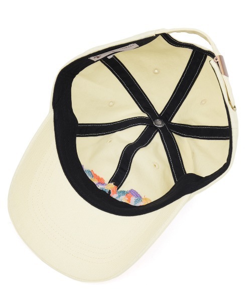 チチカカ（チチカカ）の「カラフルペイント風刺繍キャップ（キャップ・レディース・ホワイト/ブラック/モカ・FREE）」の14枚目の写真