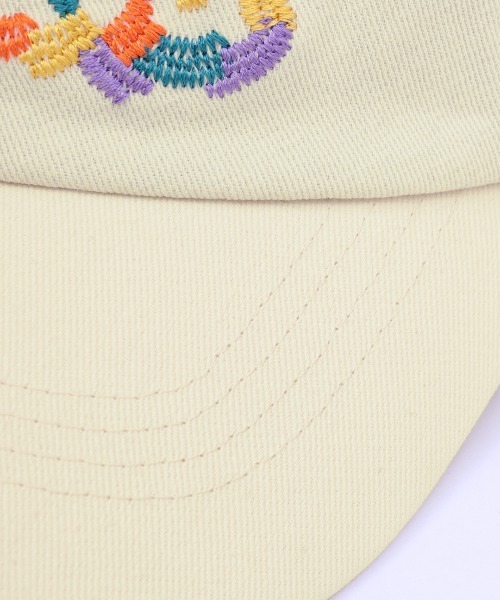 チチカカ（チチカカ）の「カラフルペイント風刺繍キャップ（キャップ・レディース・ホワイト/ブラック/モカ・FREE）」の16枚目の写真