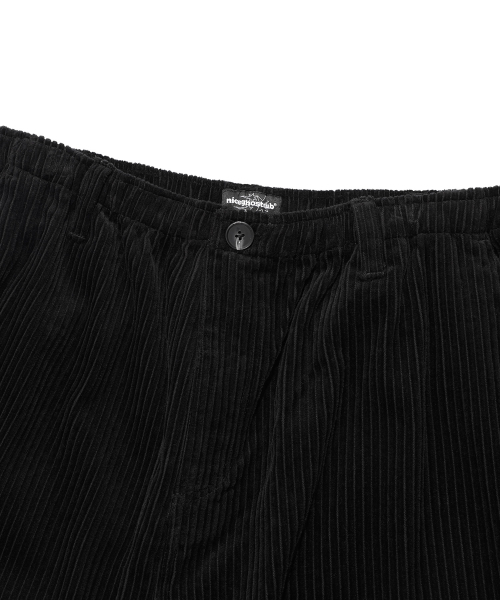 NICE GHOST CLUB(ナイスゴーストクラブ)の「CORDUROY PARACHUTE PANTS_BLACK(NG2EFUPA13A)(その他パンツ・レディース・ブラック・M/S/L)」の3枚目の写真