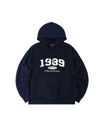 N/H DAILY CLOTHES オーバーサイズ 起毛 フードパーカー_ネイビー (SOH4-4NH1191)