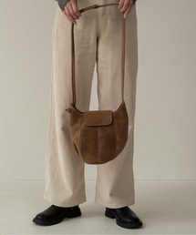 lawgy（ラウジー）の「2way round form flap bag   2wayラウンドフォームフラップバッグ（ショルダーバッグ）」