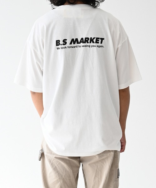 BOOSTOCK(ブーストック)の「ブーストック B/S MARKET Tシャツ(Tシャツ/カットソー・レディース・ホワイト/ブラック・XXXL/F)」の11枚目の写真