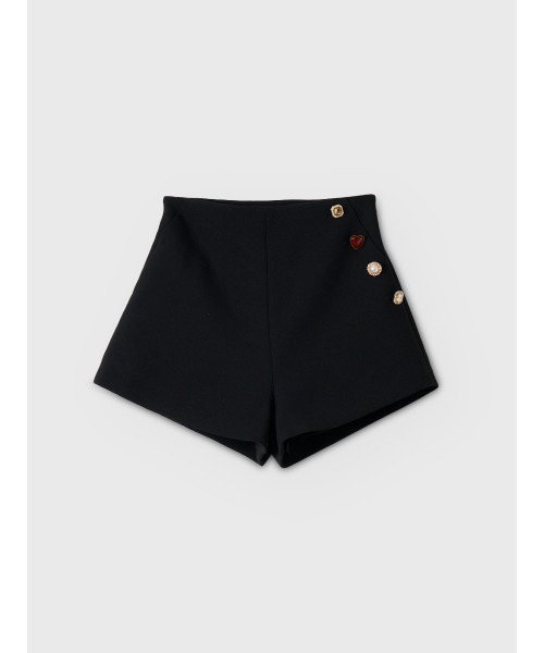 EIMY ISTOIRE（エイミーイストワール）の「【PRE ORDER】ハートビジューボタンショートパンツ（その他パンツ・レディース・ライトベージュ/ブラック/オフホワイト・38/36）」の13枚目の写真