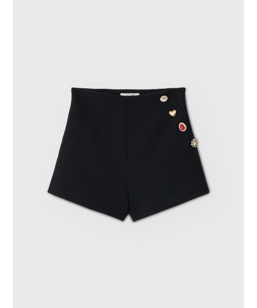 EIMY ISTOIRE(エイミーイストワール)の「HEART SHORT PANTS(その他パンツ・レディース・ライトベージュ/ブラック/オフホワイト・38/36)」の9枚目の写真