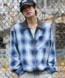 WEGO | WEGO/【26年春夏新作】オンブレチェックシャツジャケット(シャツ/ブラウス)