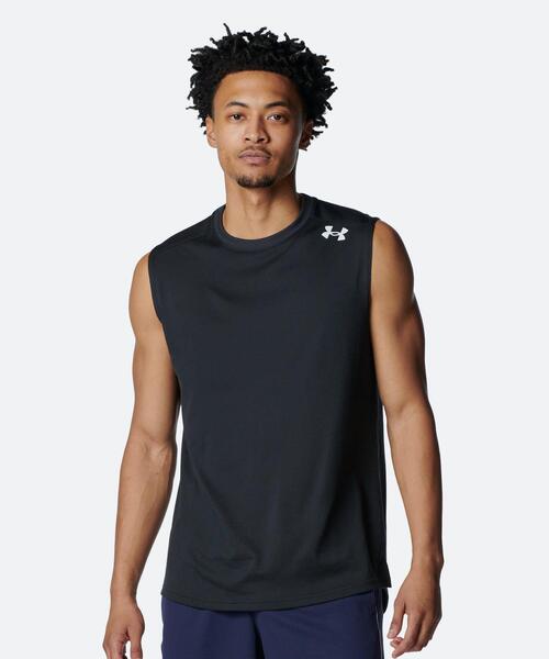 UNDER ARMOUR(アンダーアーマー)の「UAネクストジェン スリーブレス タンク(バスケットボール/メンズ)(タンクトップ・メンズ・ブラック・L/XL/M/S/3XL/2XL)」の1枚目の写真