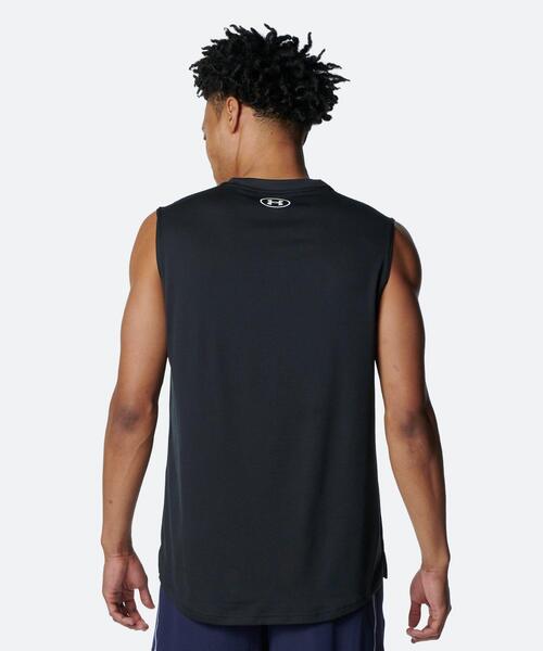 UNDER ARMOUR(アンダーアーマー)の「UAネクストジェン スリーブレス タンク(バスケットボール/メンズ)(タンクトップ・メンズ・ブラック・L/XL/M/S/3XL/2XL)」の2枚目の写真