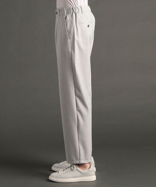 MONSIEUR NICOLE（ムッシュニコル）の「メランジストレッチ ワイドトラックパンツ（その他パンツ・メンズ・ライトグレー/ブラック・L/M/XL）」の14枚目の写真