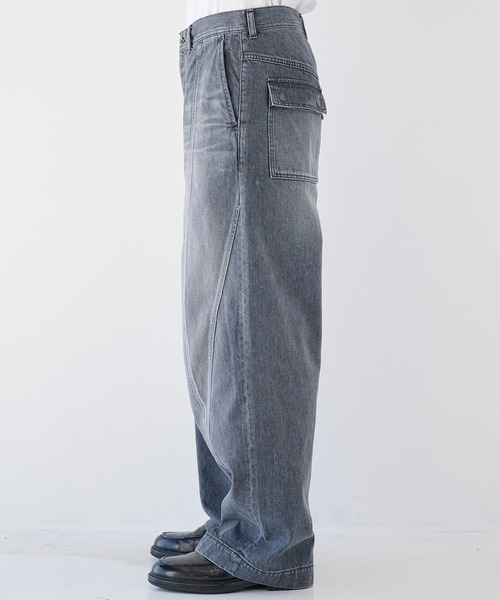 SHAREEF（シャリーフ）の「【SHAREEF】デニムパンツ（デニムパンツ・メンズ・ブラック/インディゴブルー・1/2）」の15枚目の写真